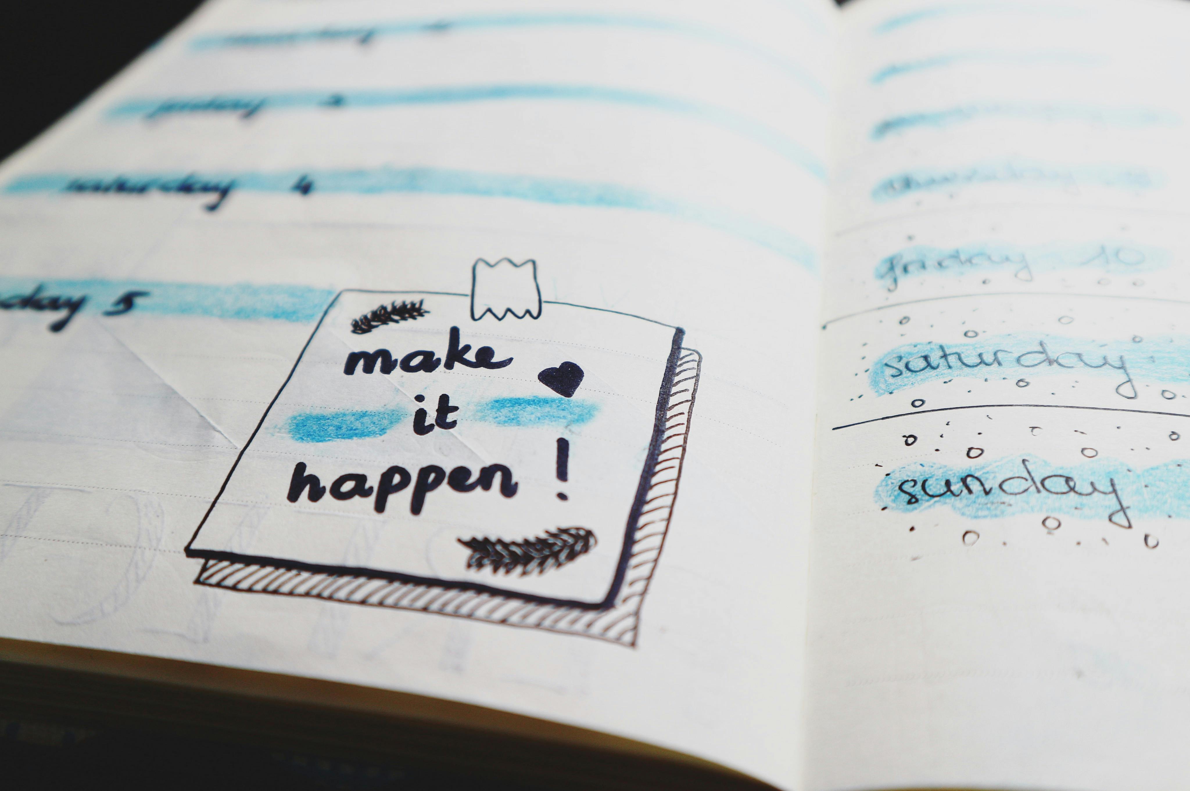 Plan – but don’t overplan